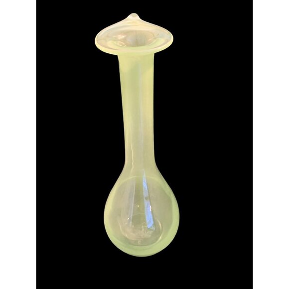Keulen-Vase Light Green Hand Blown Glass Jack in the Pulpit Style MCM 12" - Picture 4 of 10